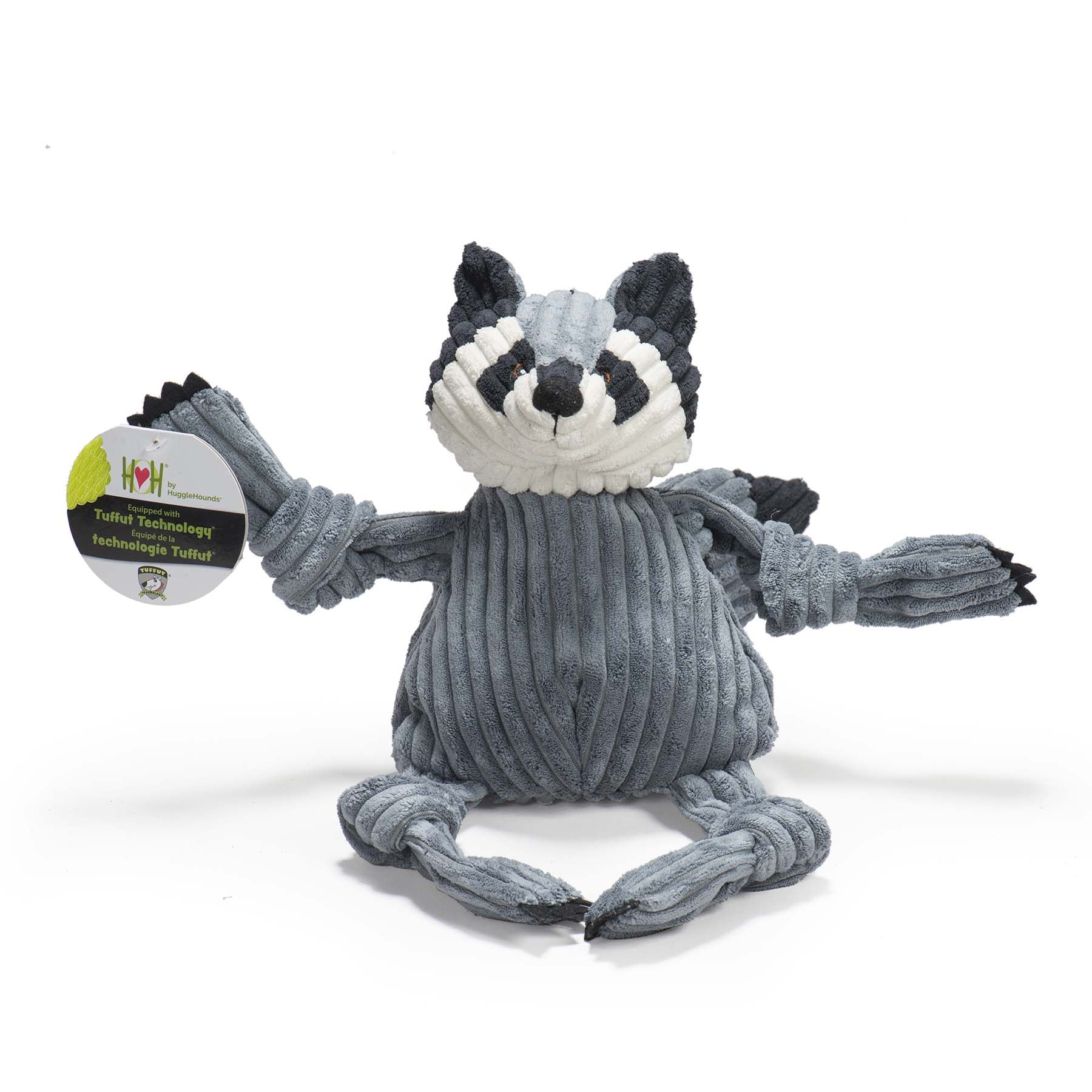 Reggie Raccoon Knottie® Plush Dog Toy