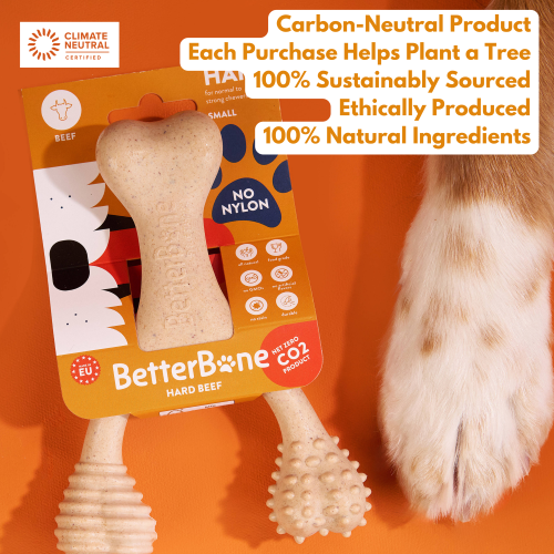BetterBone HARD CHEW TOY: Natural Ingredients, eco-friendly, and ultra-durable chew for the toughest chewers!