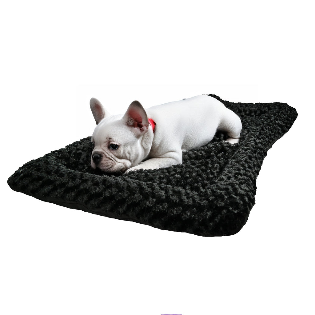 Dog Bed - Rectangle Bolstered Furvana™ 'Cloud'