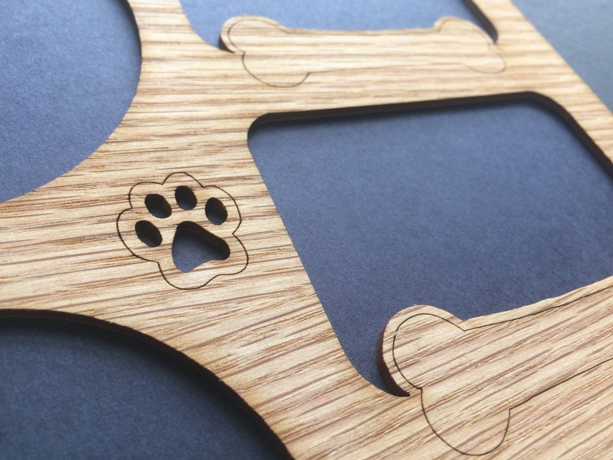 Dog Bowl & Bones Picture Frame  11"x14"