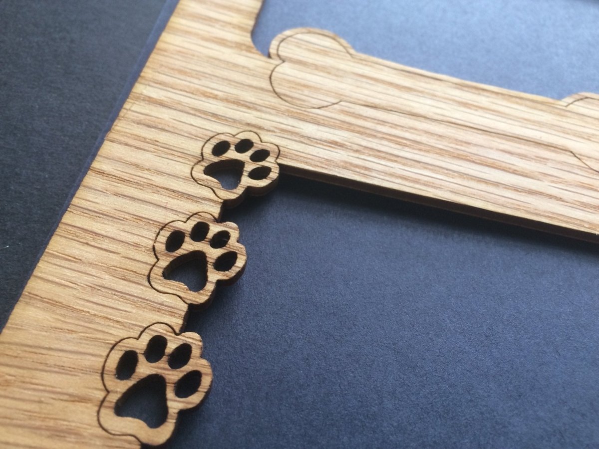 Dog Bowl & Bones Picture Frame  11"x14"