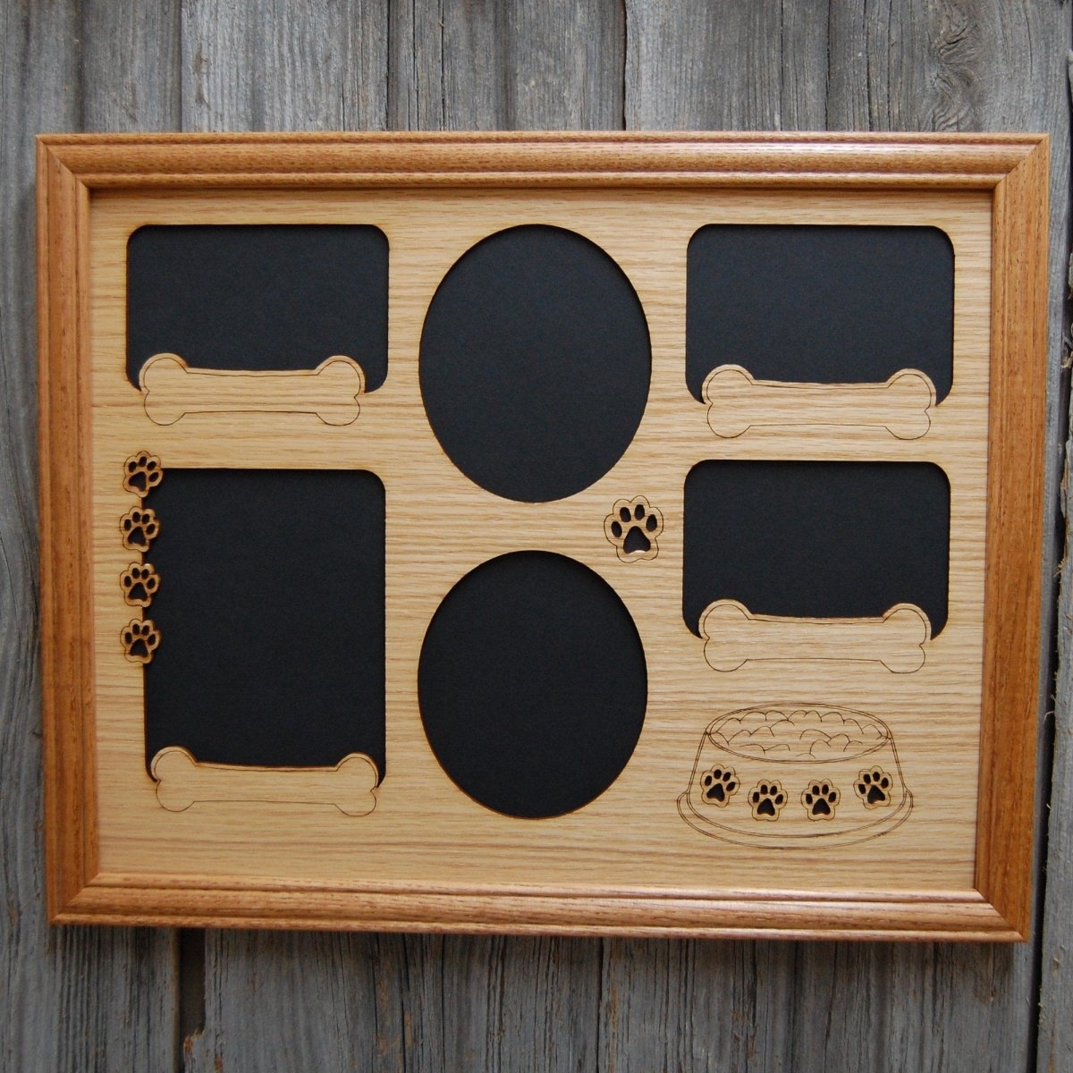 Dog Bowl & Bones Picture Frame  11"x14"