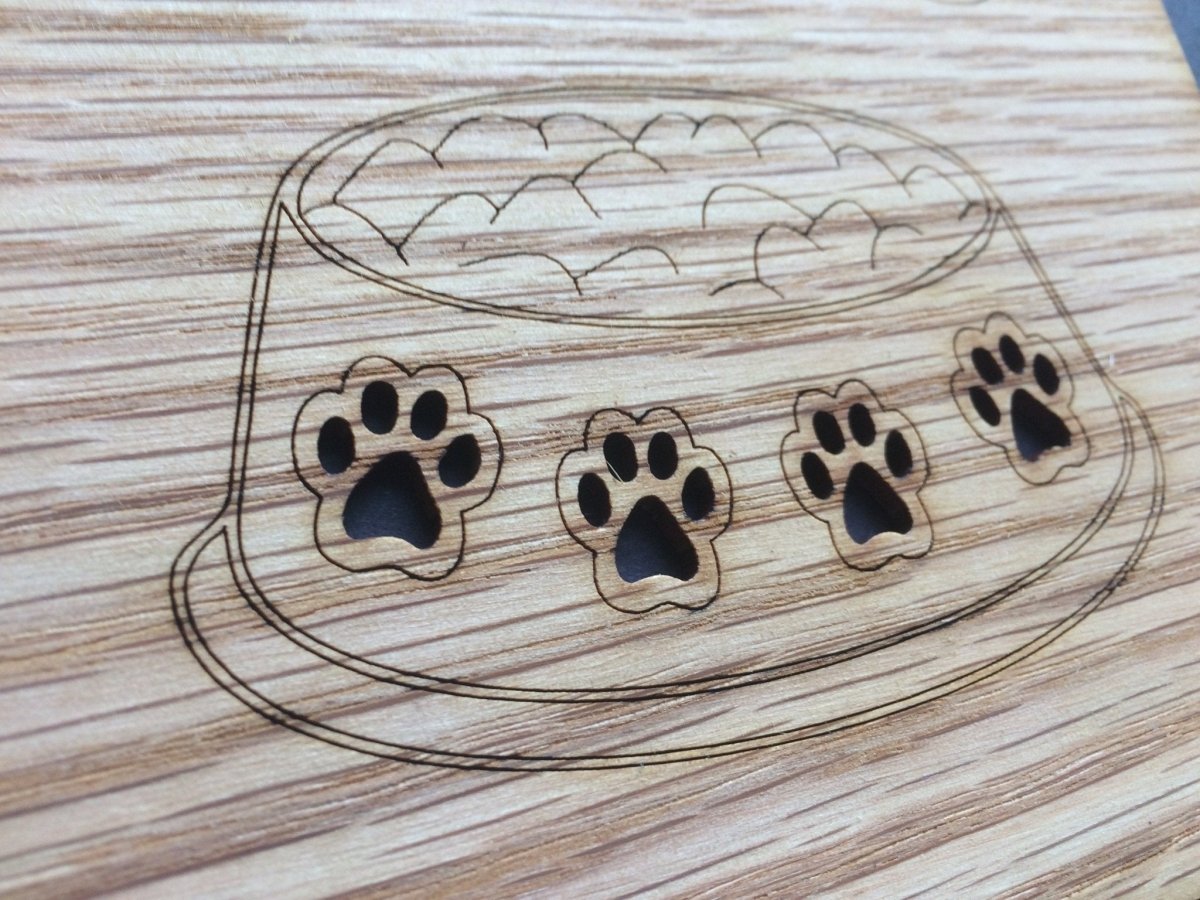 Dog Bowl & Bones Picture Frame  11"x14"